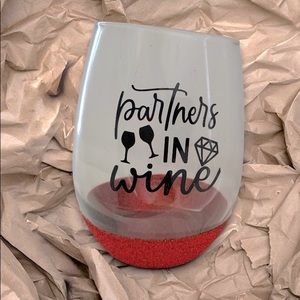 Partners in Wine Glass